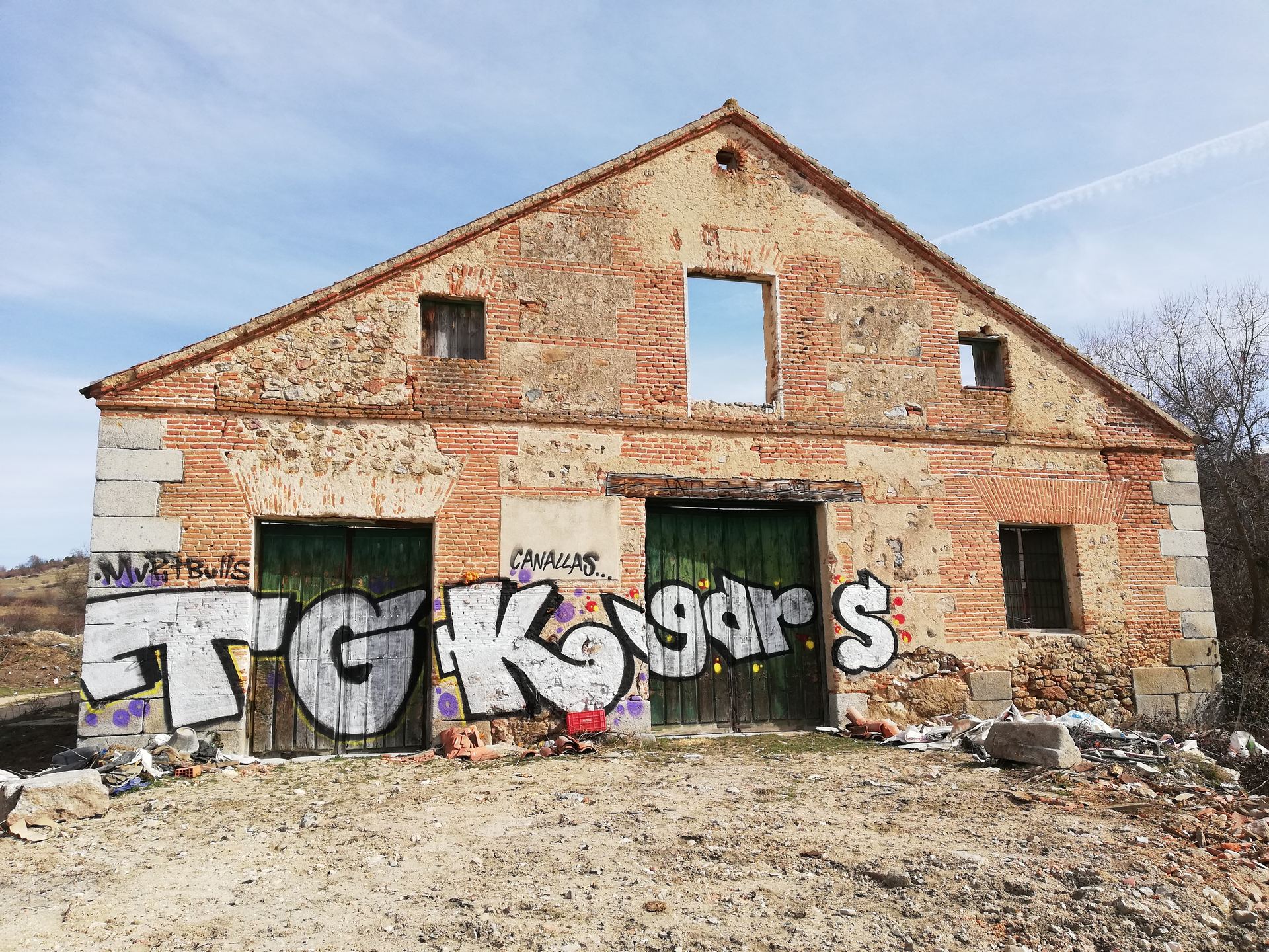 Casa del Pulimento tras el incidente. / Nuria G. Castán