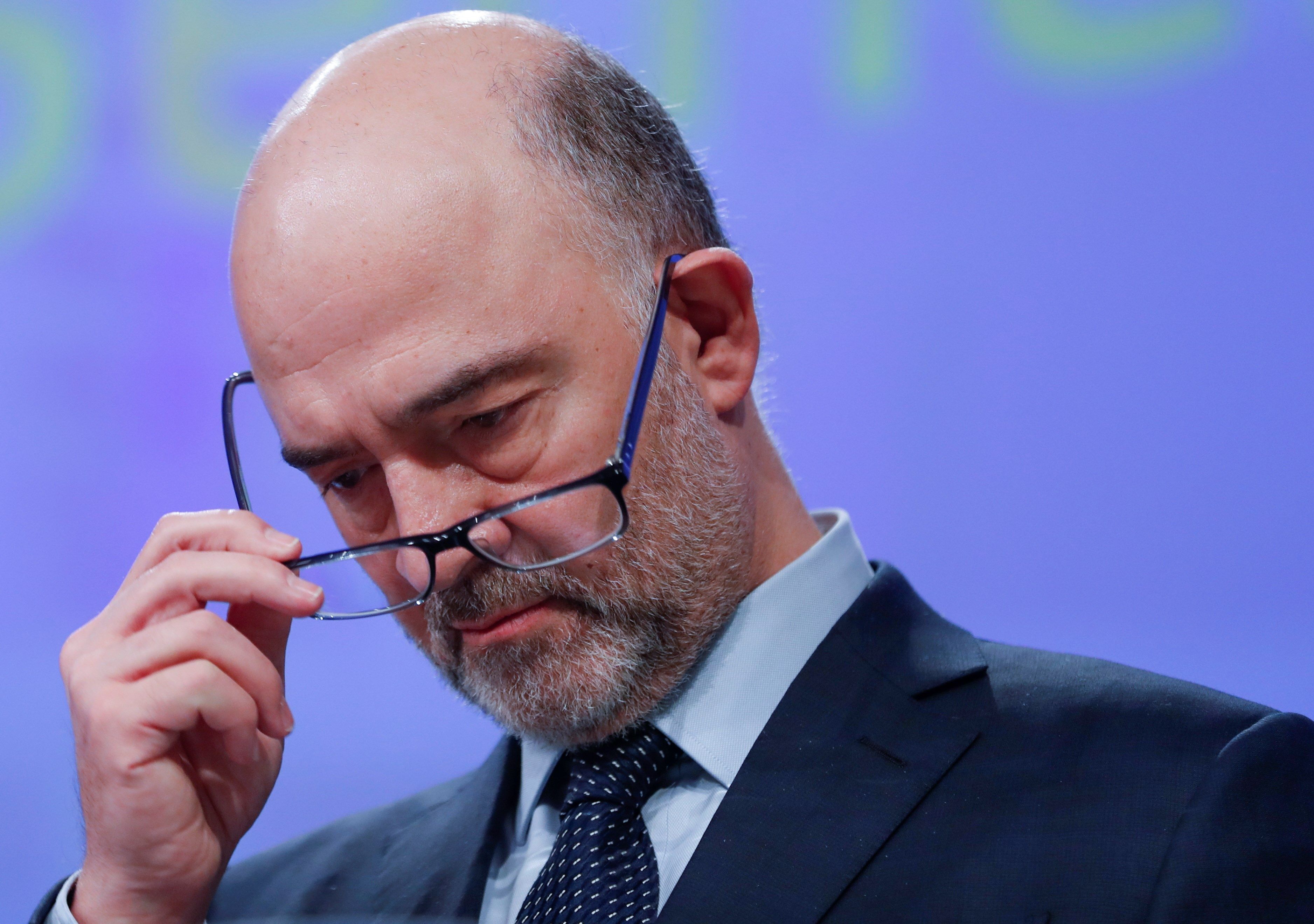 El comisario europeo Pierre Moscovici