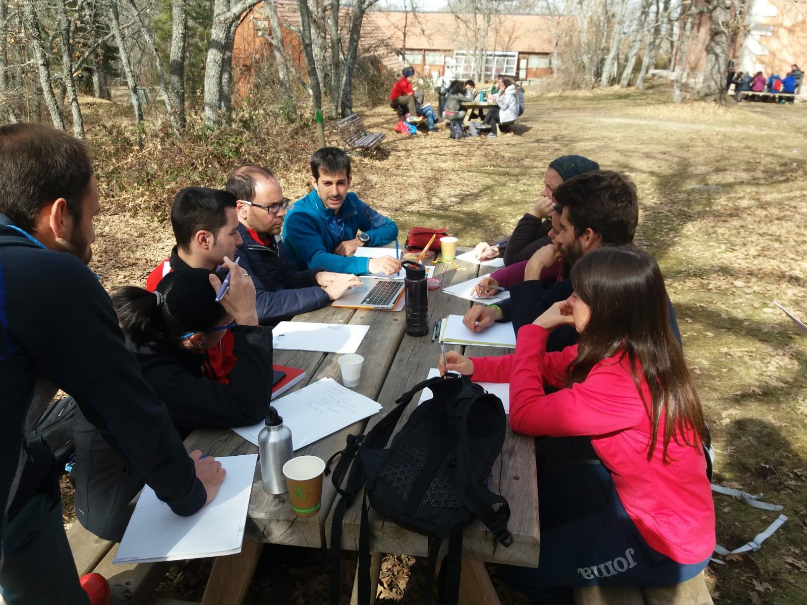 El buen tiempo ha permitido que muchas de las actividades se realicen en el exterior. / D. P. Brunicardi