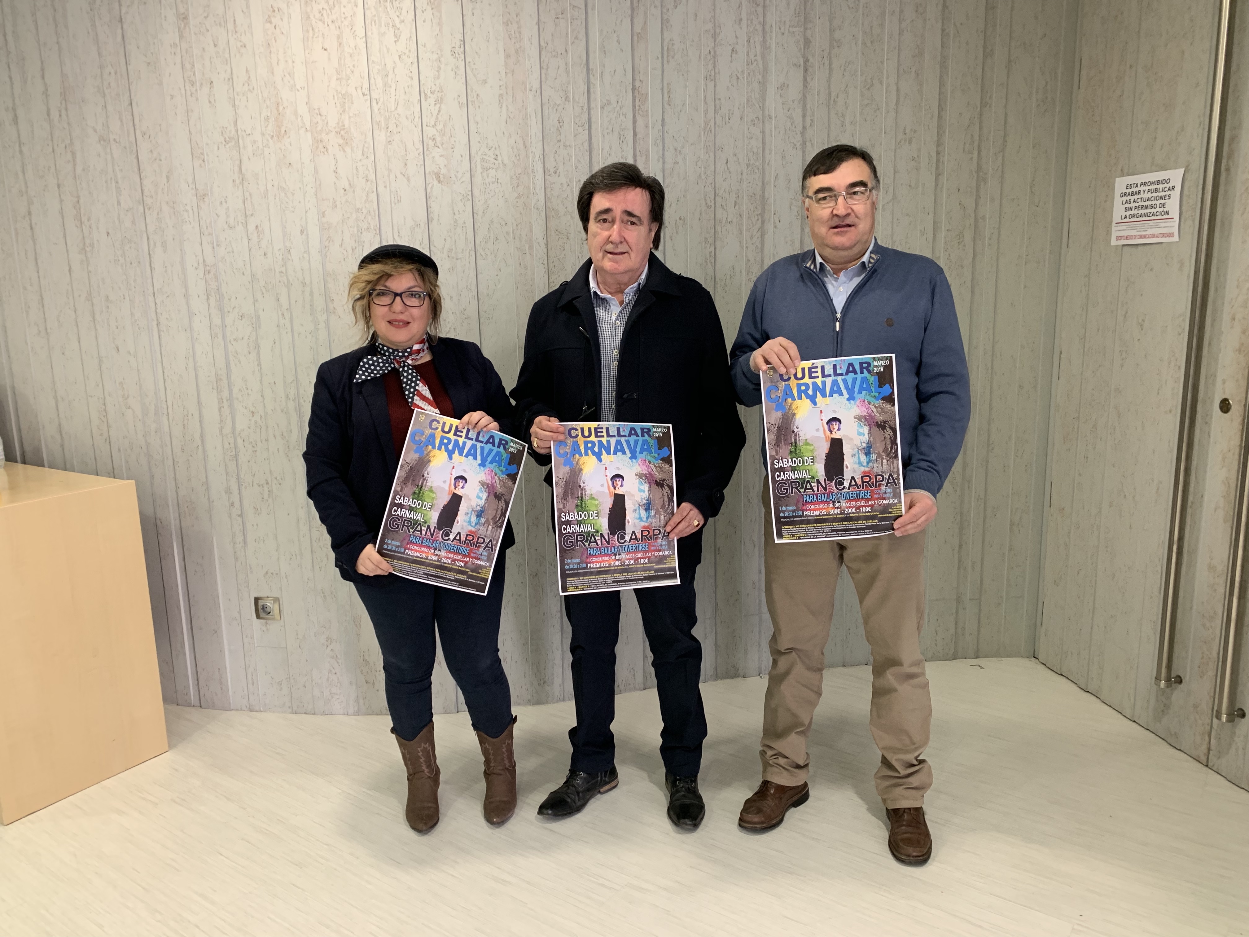 Alcalde y concejales en la presentación del Carnaval 2019./c. núñez