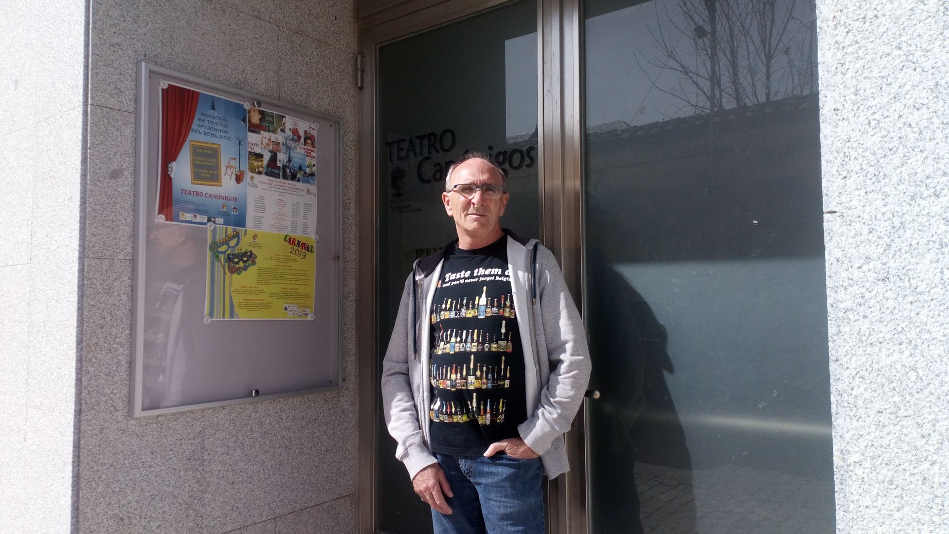 Pedro Sanz es componente de la Asociación Cultural Taller de Teatro ‘La Herradura’ y director de la compañía. / S. Sanjuán