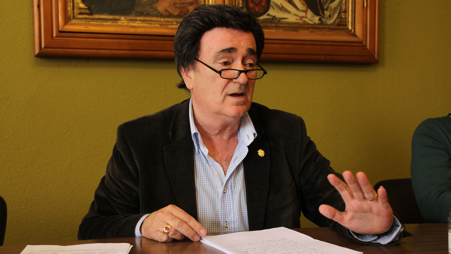 El alcalde de Cuéllar acusa al PSOE de “desconocimiento” 1 Jesús García Pastor, alcalde de la villa de Cuéllar.