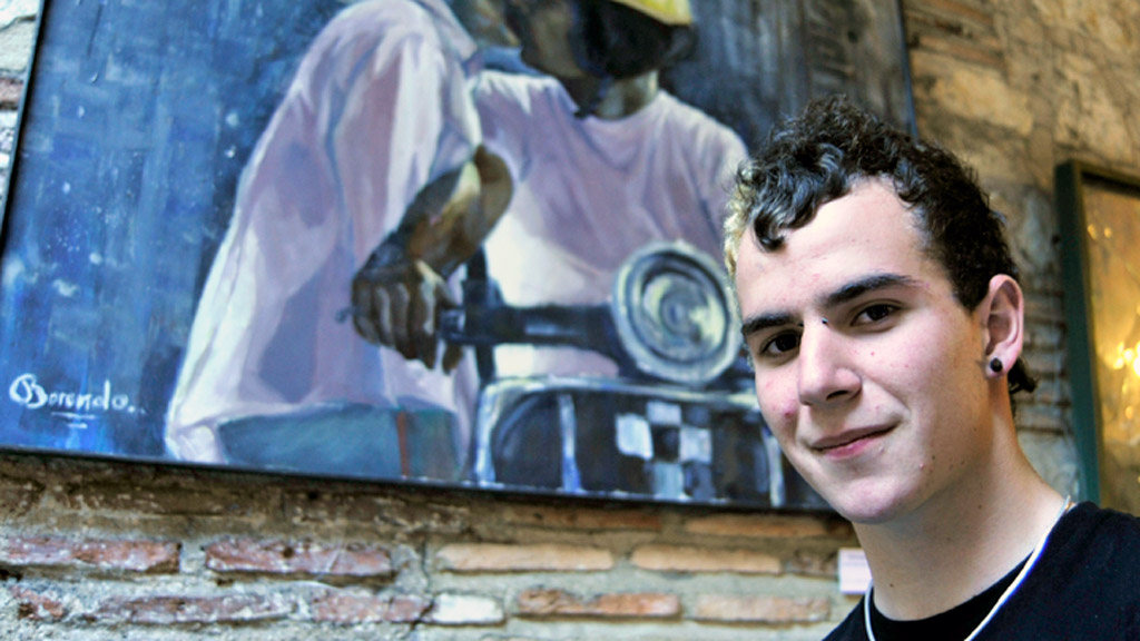 Gonzalo Borondo ofrece una charla en jueves en la Biblioteca. / KAMARERO