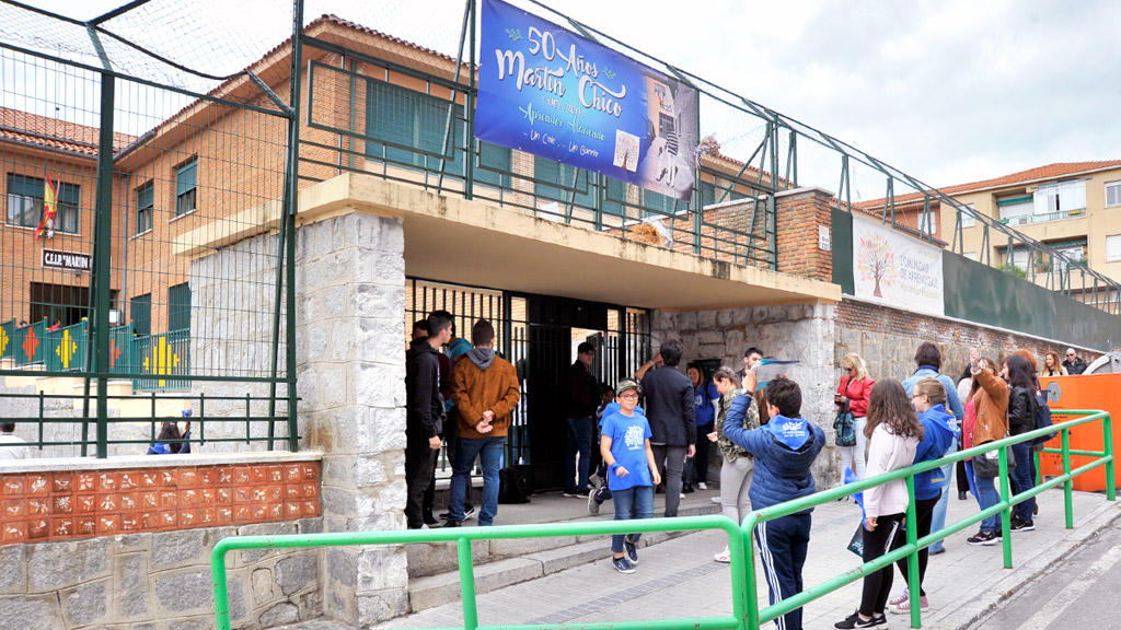 El colegio Martín Chico acumula más de 50 años de experiencia educativa. / KAMARERO