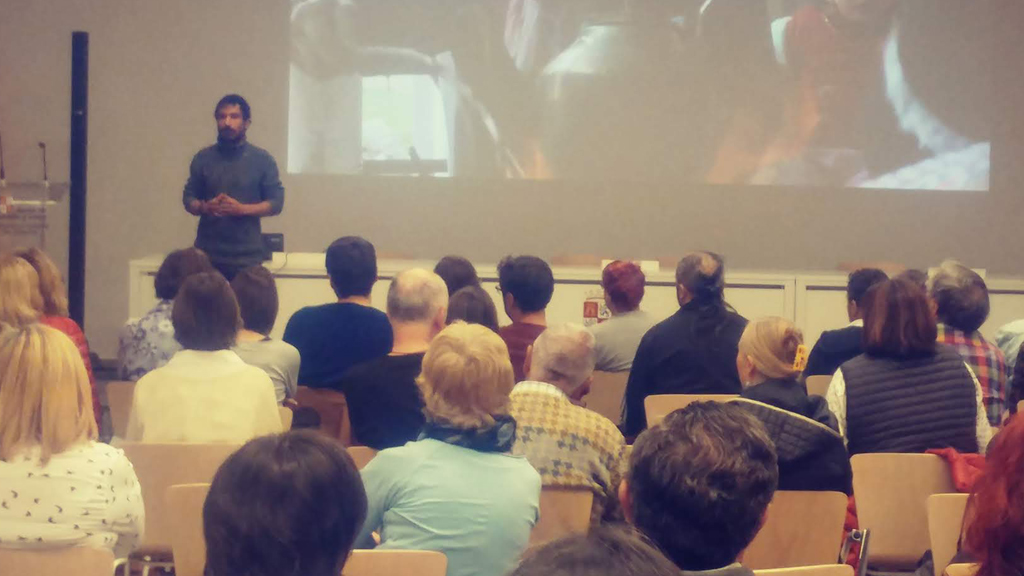 Julio Pérez, durante su intervención. / el adelantado