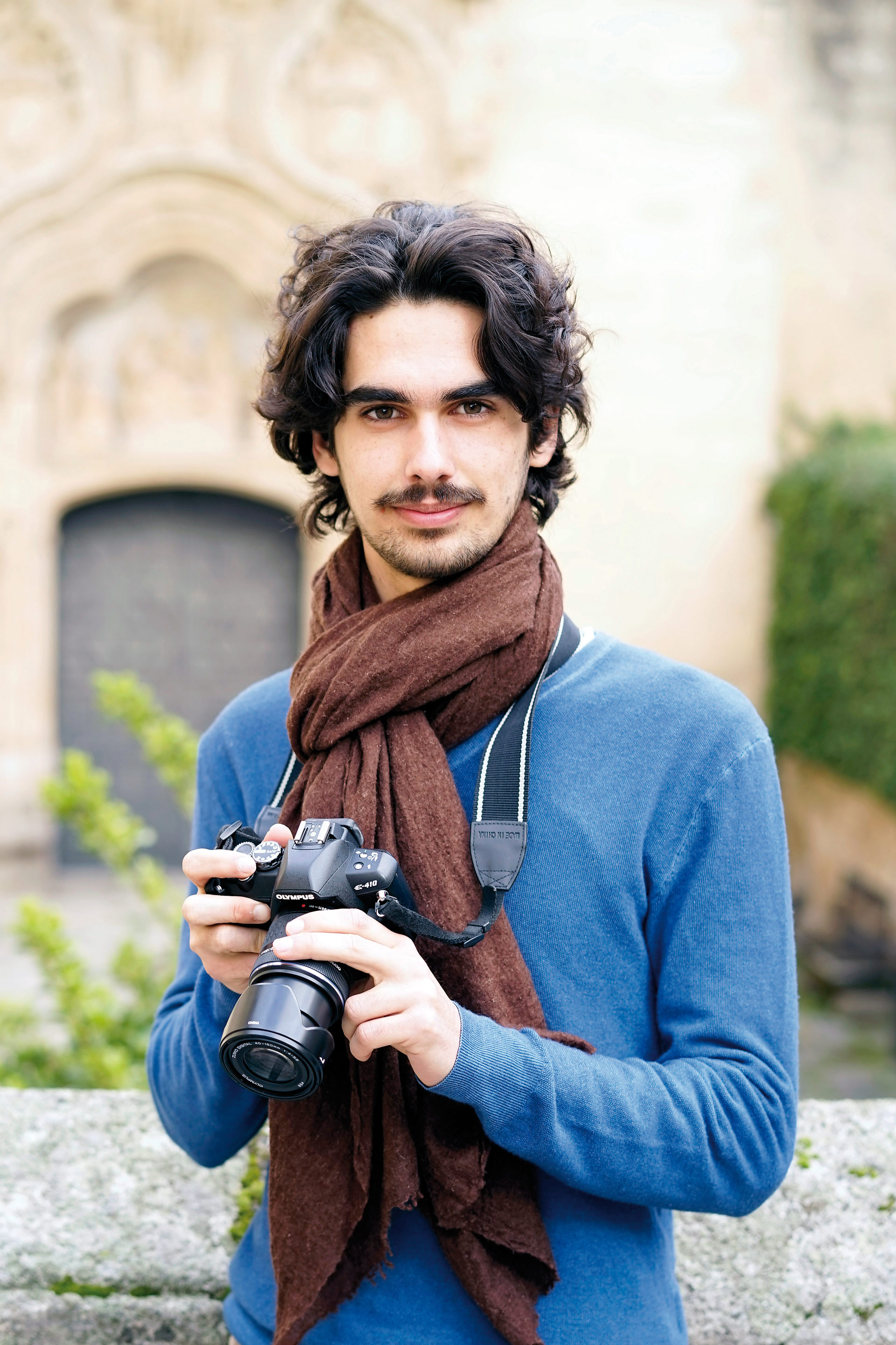 Benjamín Rodríguez estudia primer curso del Grado en Comunicación y Medios Digitales. / Roberto Arribas