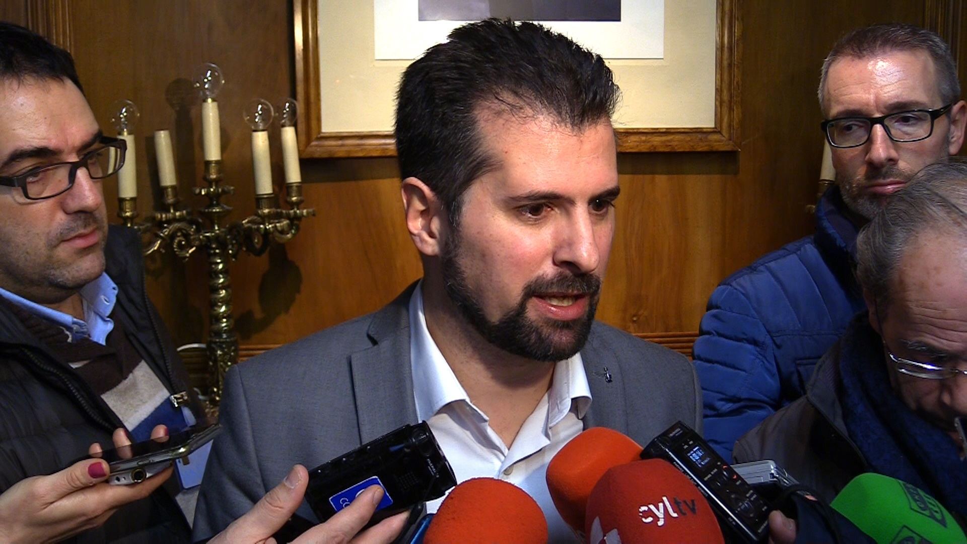 El secretario general del PSOECyL y candidato a la Presidencia de la Junta, Luis Tudanca. / Europa press