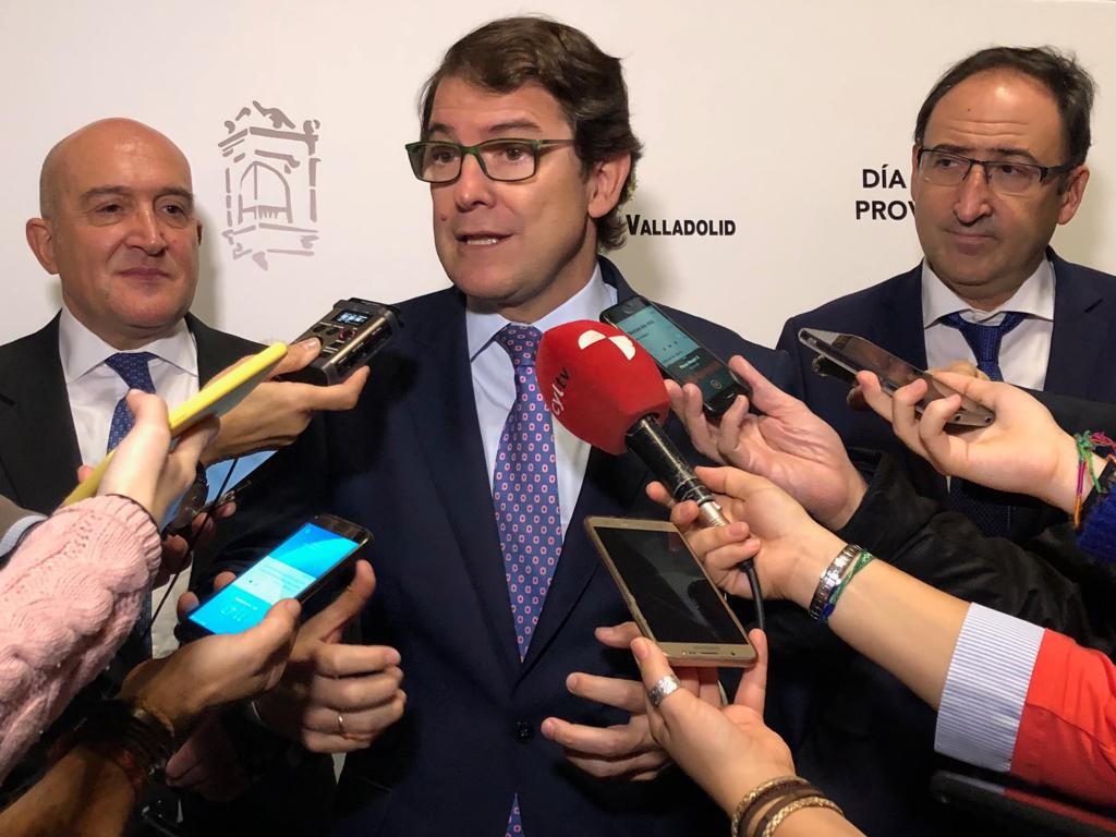 El candidato del Partido Popular a la Junta de Castilla y León, Alfonso Fernández Mañueco.