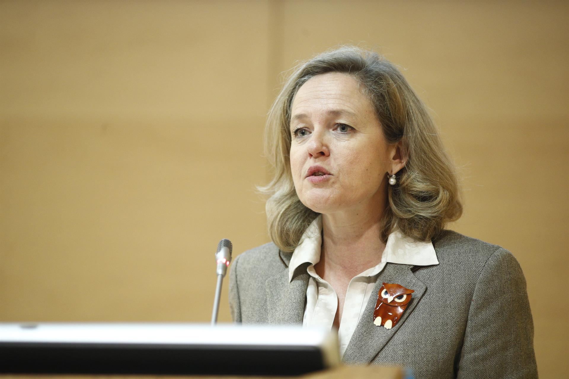 La ministra de economía y empresas, Nadia Calviño. / europa press
