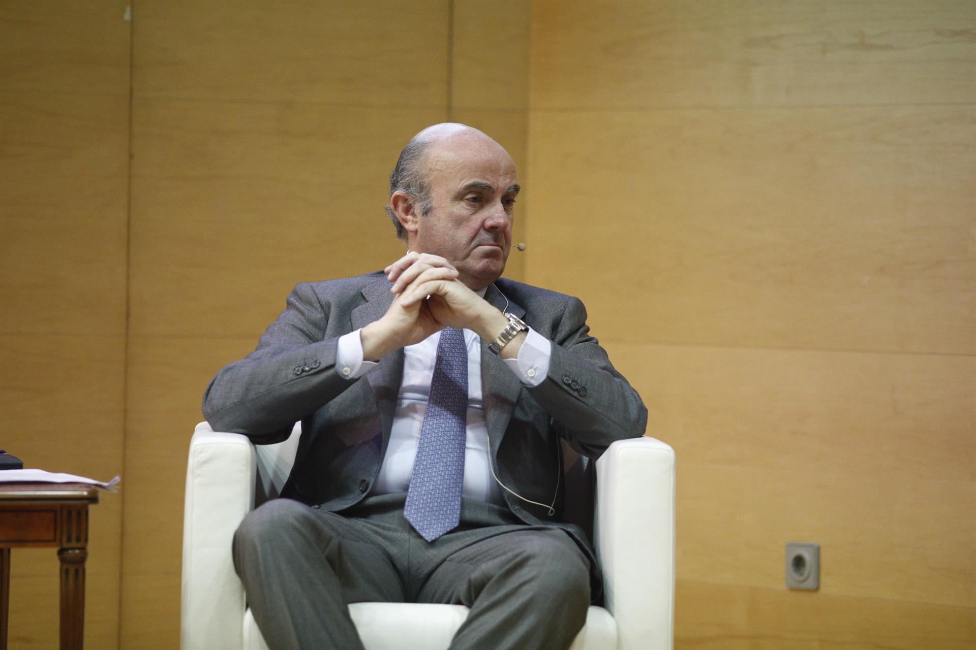 De Guindos niega que pidiese la salida de Rato de la presidencia de Bankia 1 El exministro de Economía, Luis de Guindos. / Europa press