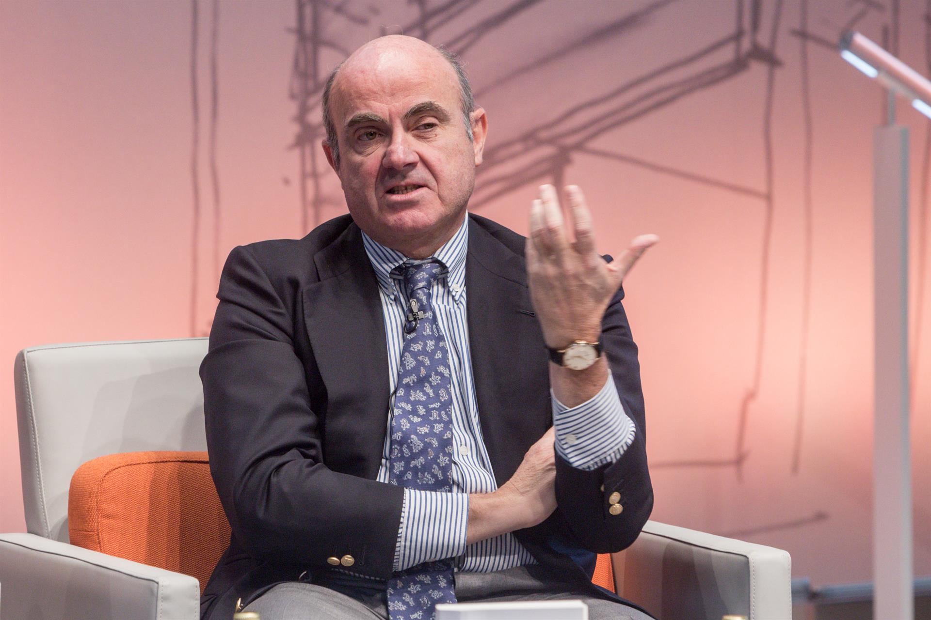 El vicepresidente del Banco Central Europeo (BCE), Luis de Guindos. / europa press
