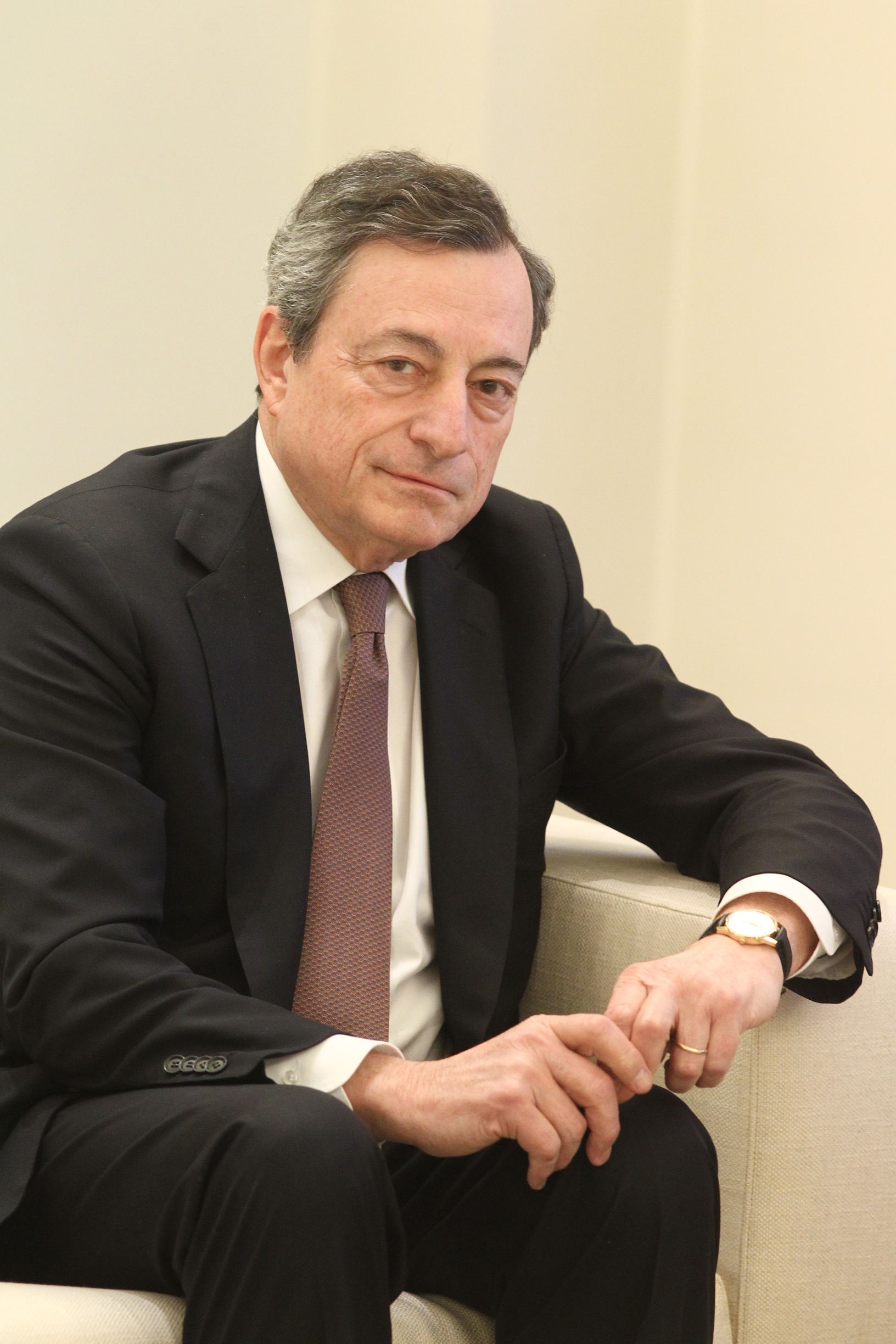 El presidente de la entidad europea, Mario Draghi. / Europa press