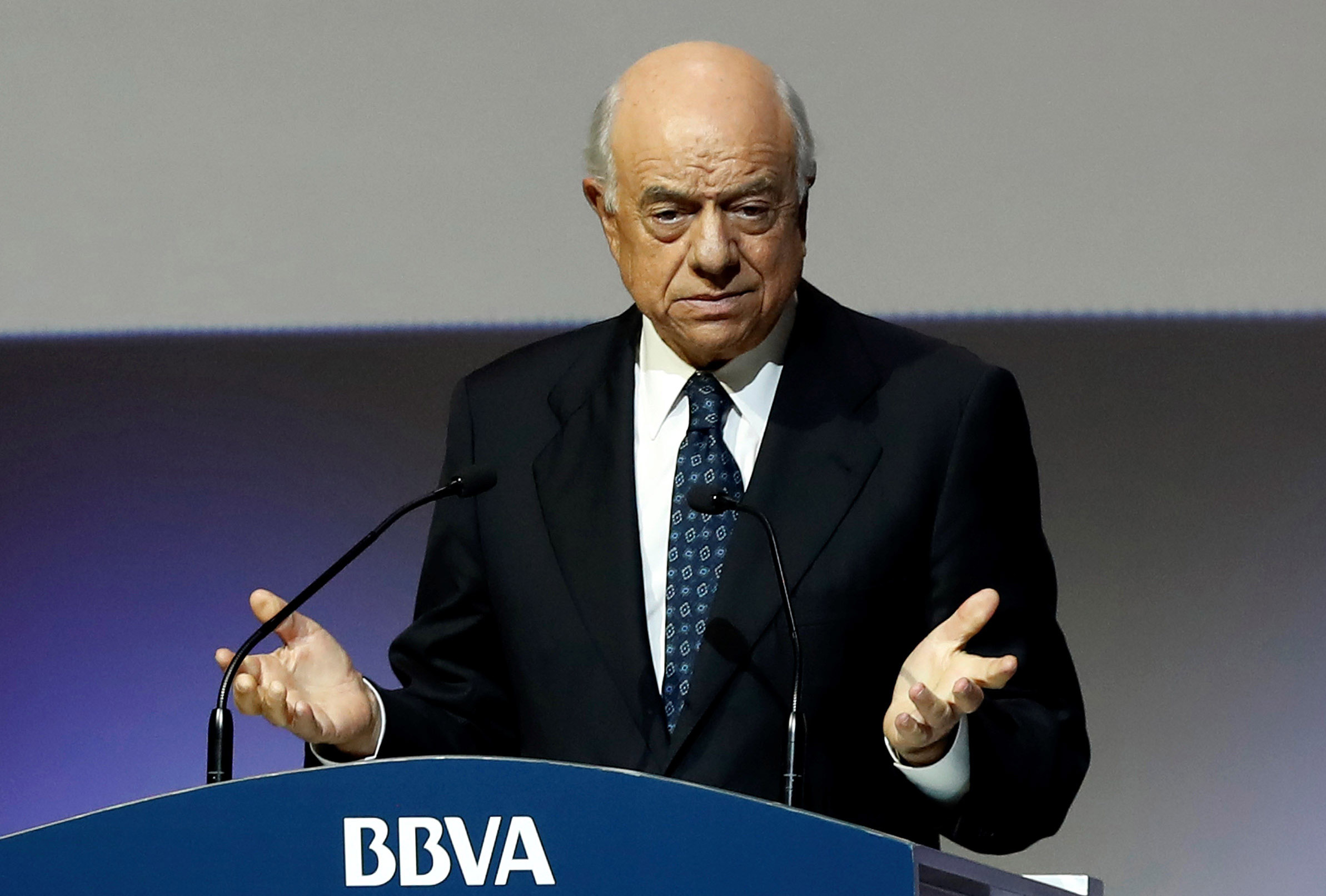 El presidente de honor de BBVA, Francisco González, en una imagen del pasado mes de noviembre.