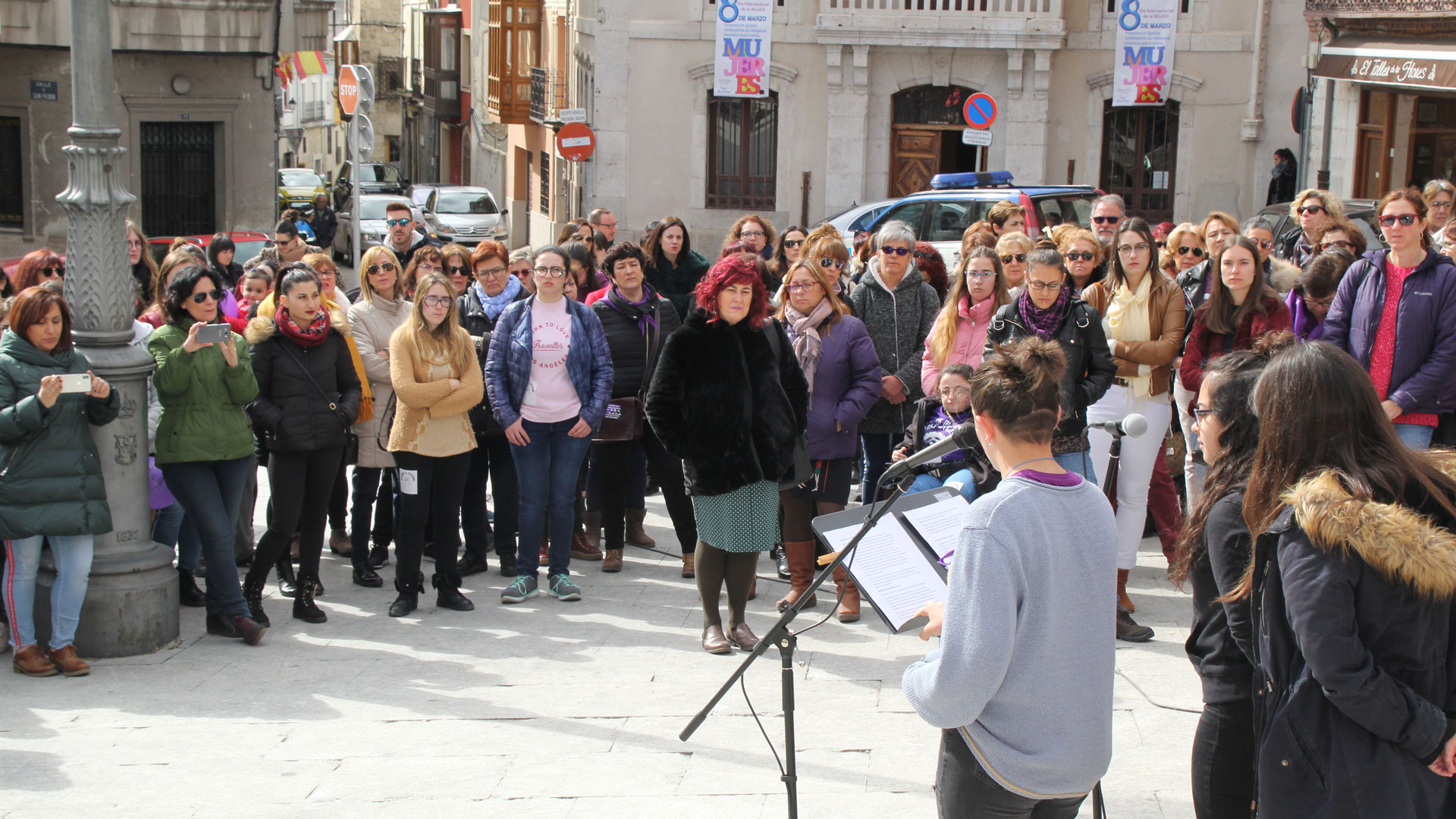 Celebración 8M en Cuéllar
