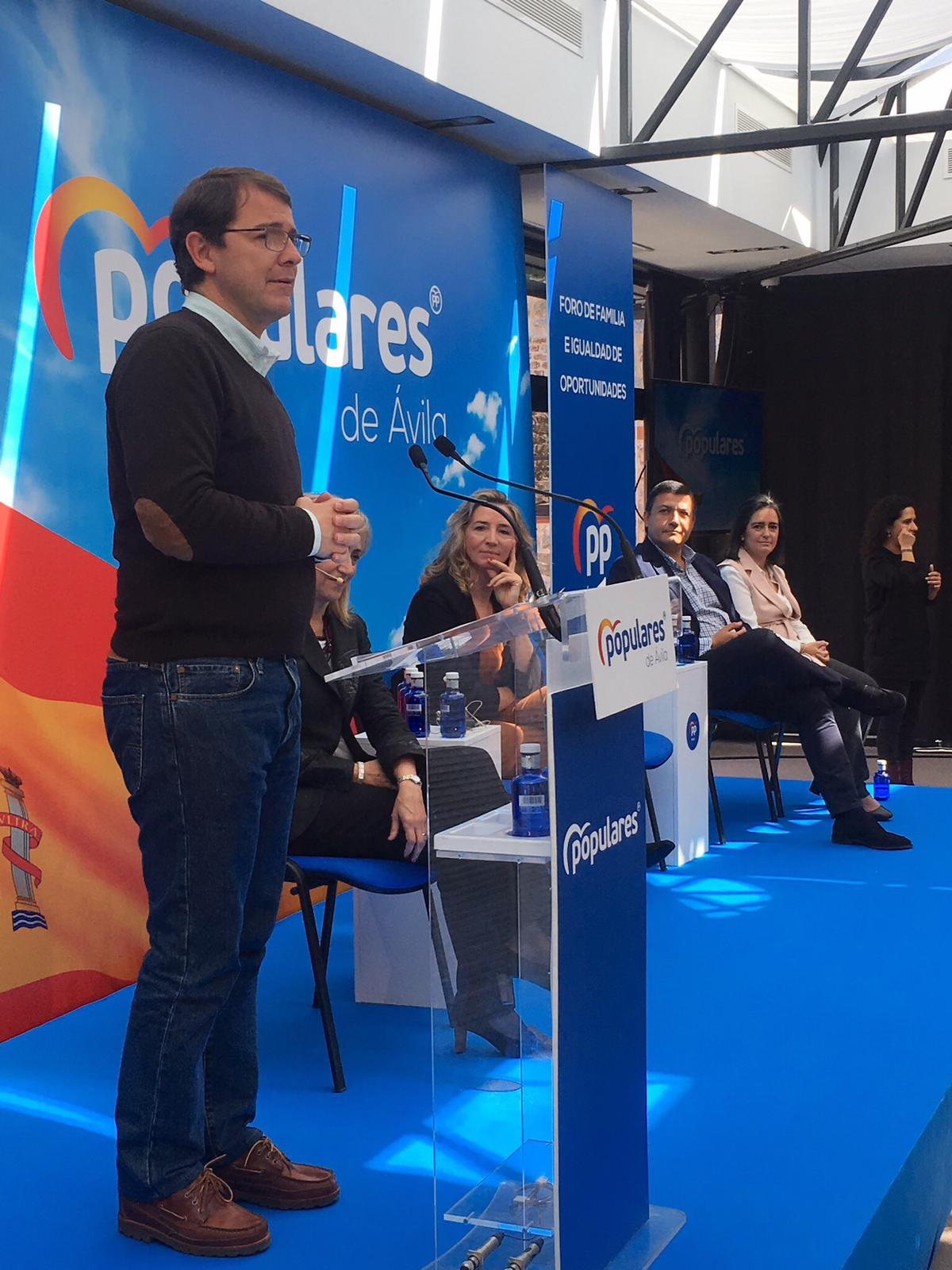 El candidato a la presidencia de la Junta de Castilla y León, Alfonso Fernández Mañueco.