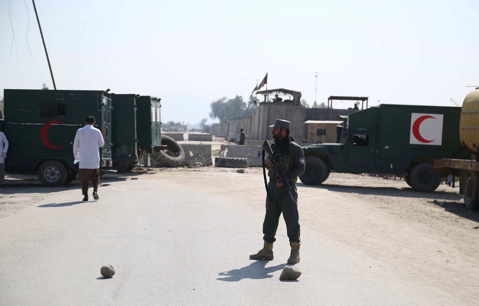 El aeródromo atacado se usa de forma casi exclusiva con fines militares. / efe