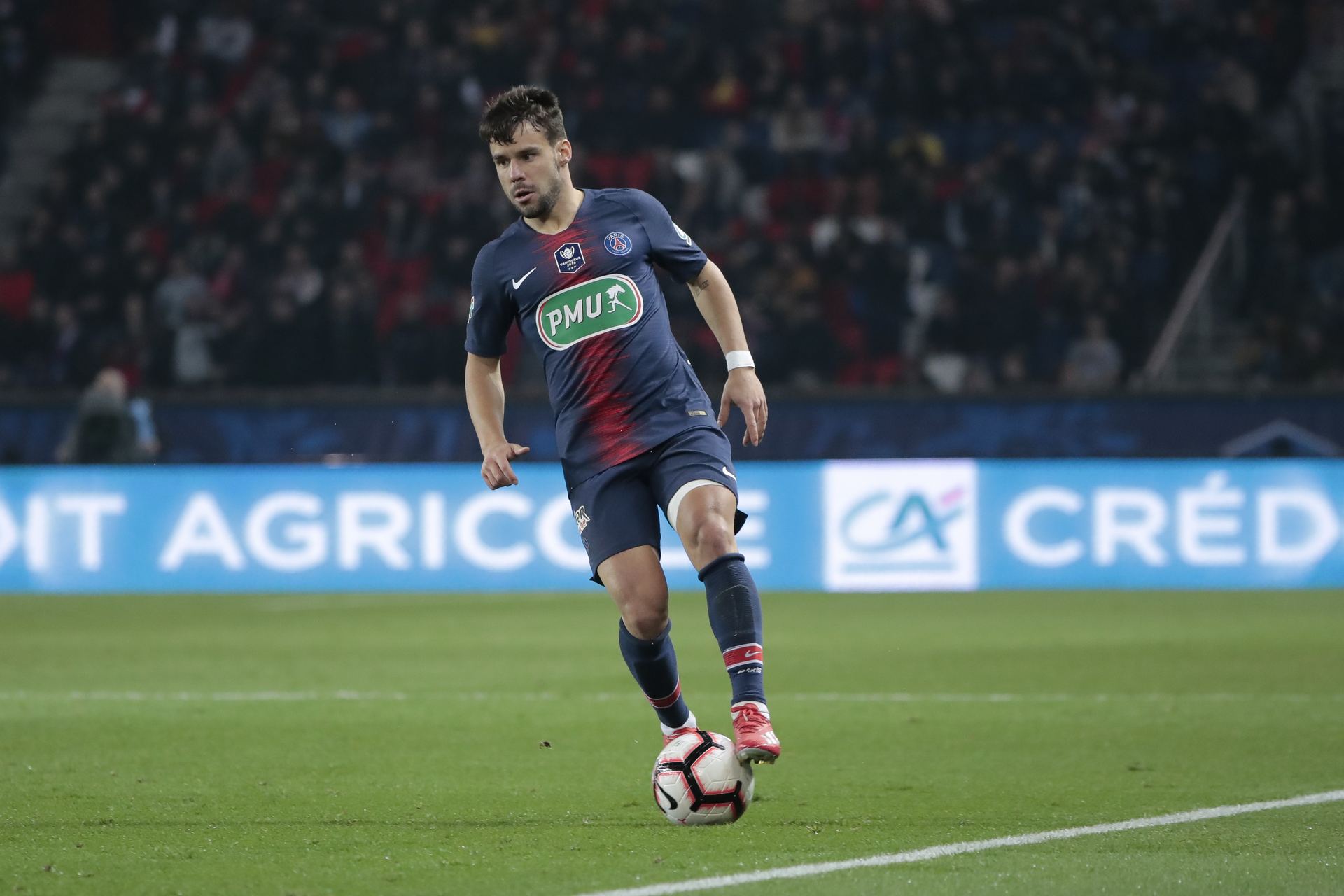 El jugador del Paris Saint-Germain Juan Bernat en un partido anterior. / europa press