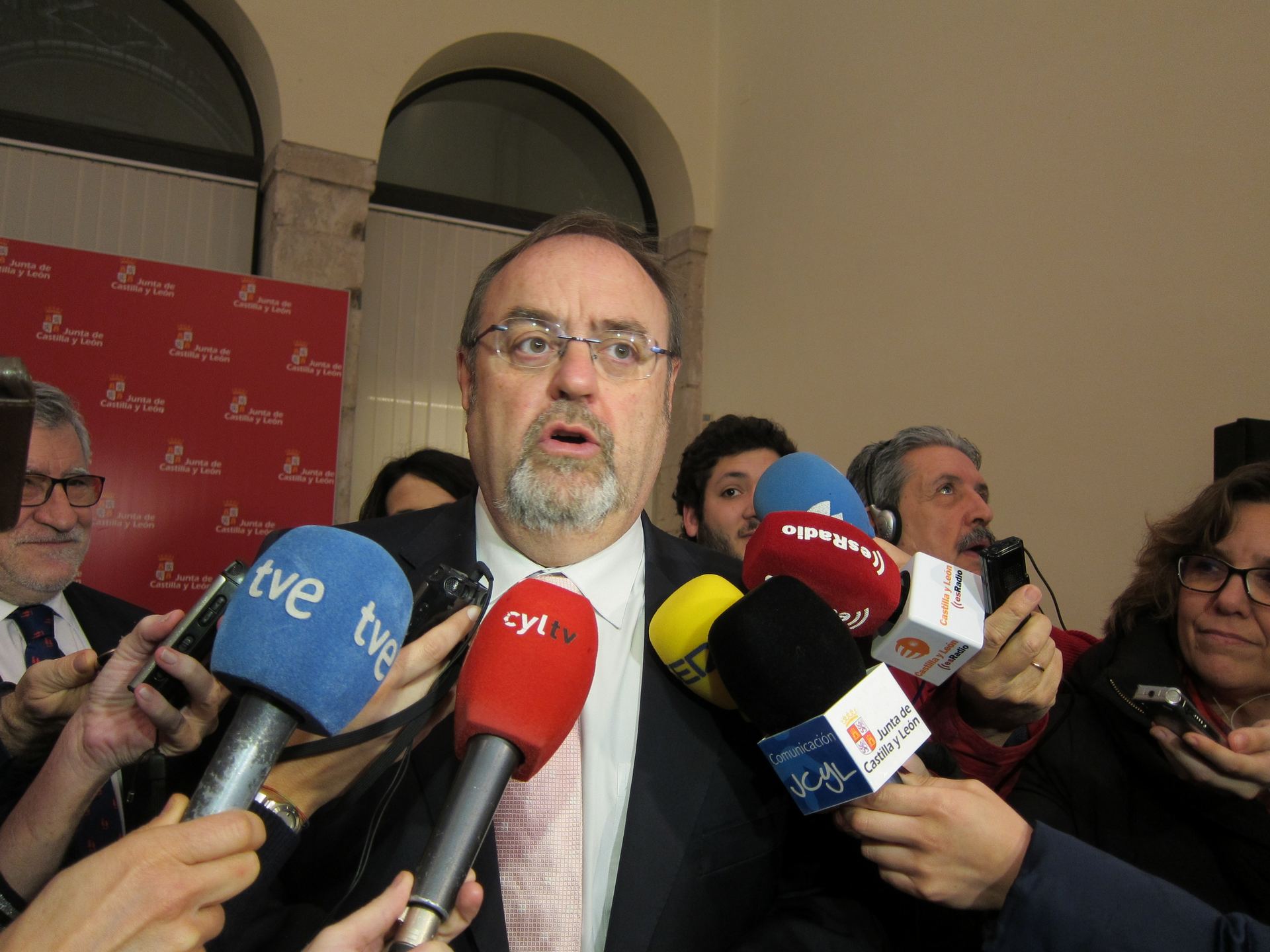 El consejero de Educación de la Junta de Castilla y León, Fernando Rey. / Europa press
