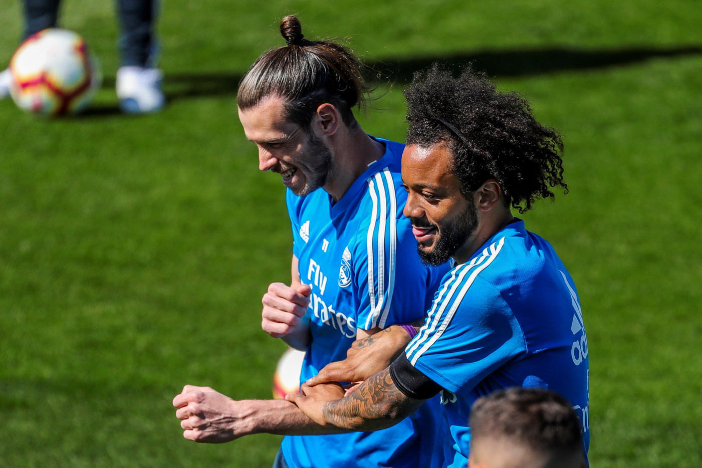 Bale y Marcelo, que tras perder minutos con Solari recuperaron su sitio en el once con Zidane, apuntan a titulares.