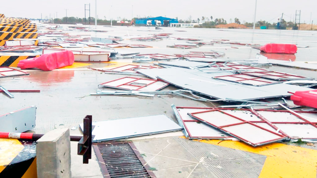 La reconstrucción de la ciudad "será una tarea titánica". /