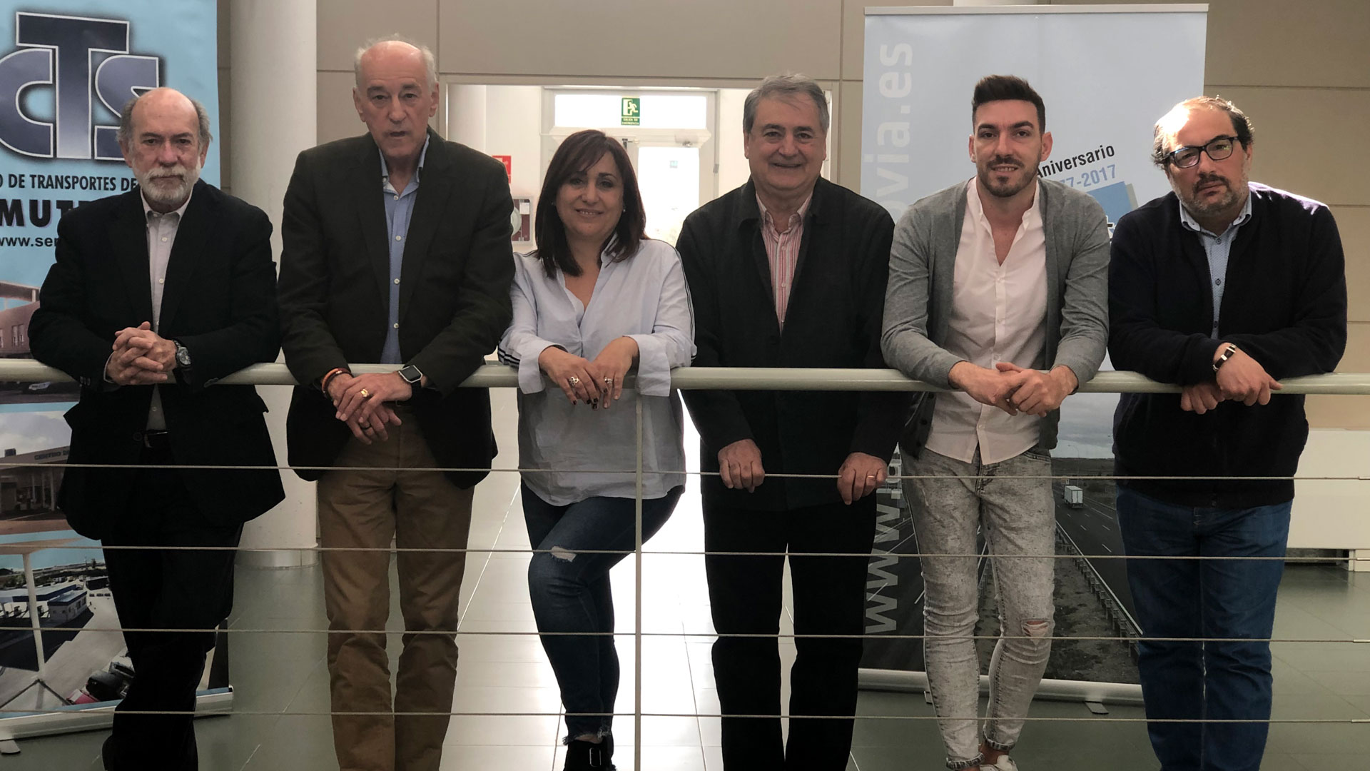 Primer encuentro en el Centro de Transportes de Segovia.