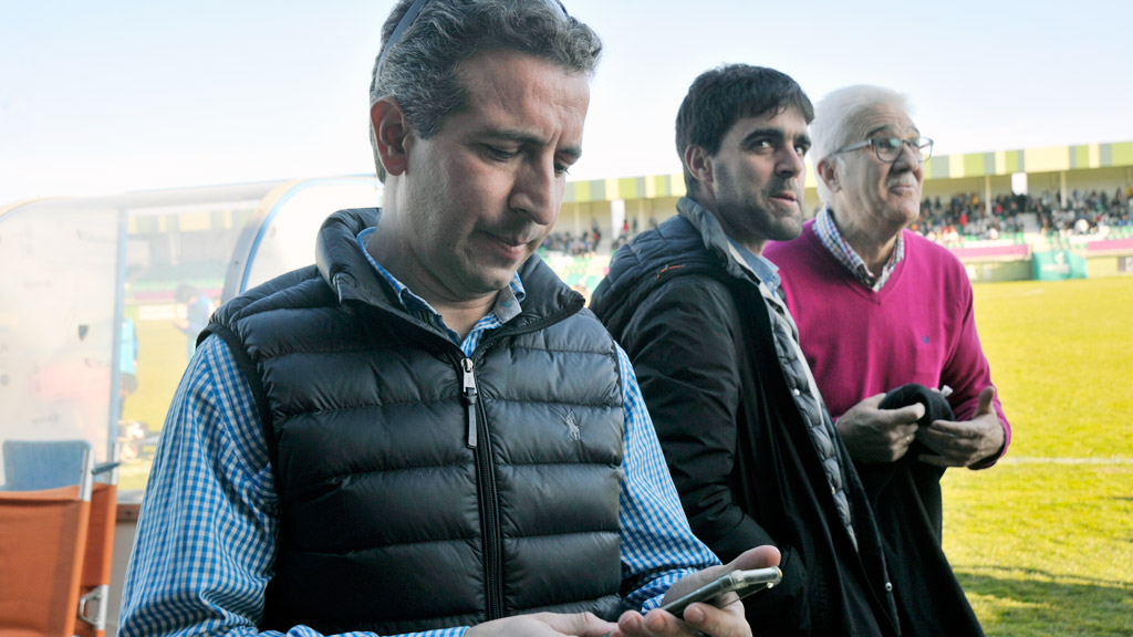 El presidente de la Gimnástica Segoviana, Agustín Cuenca. / KAMARERO