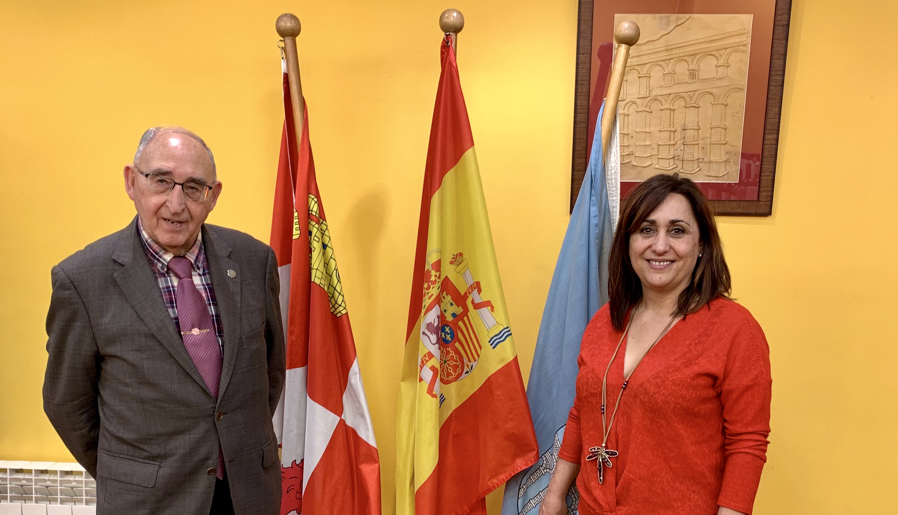 Nuria FErnández en el acto de la Casa de la Cultura