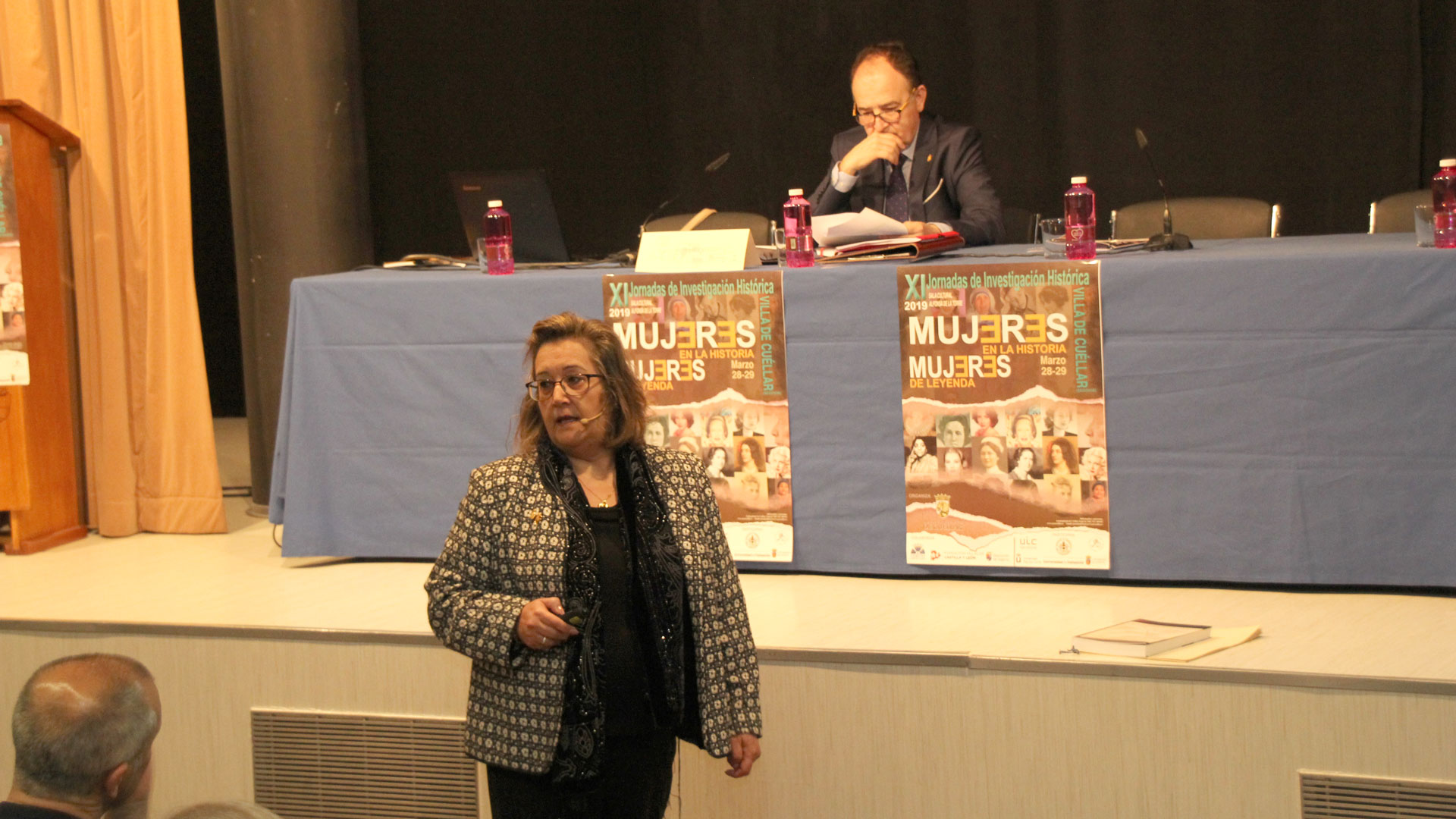 María del Carmen Gómez en la inauguración de las jornadas. / c. núñez