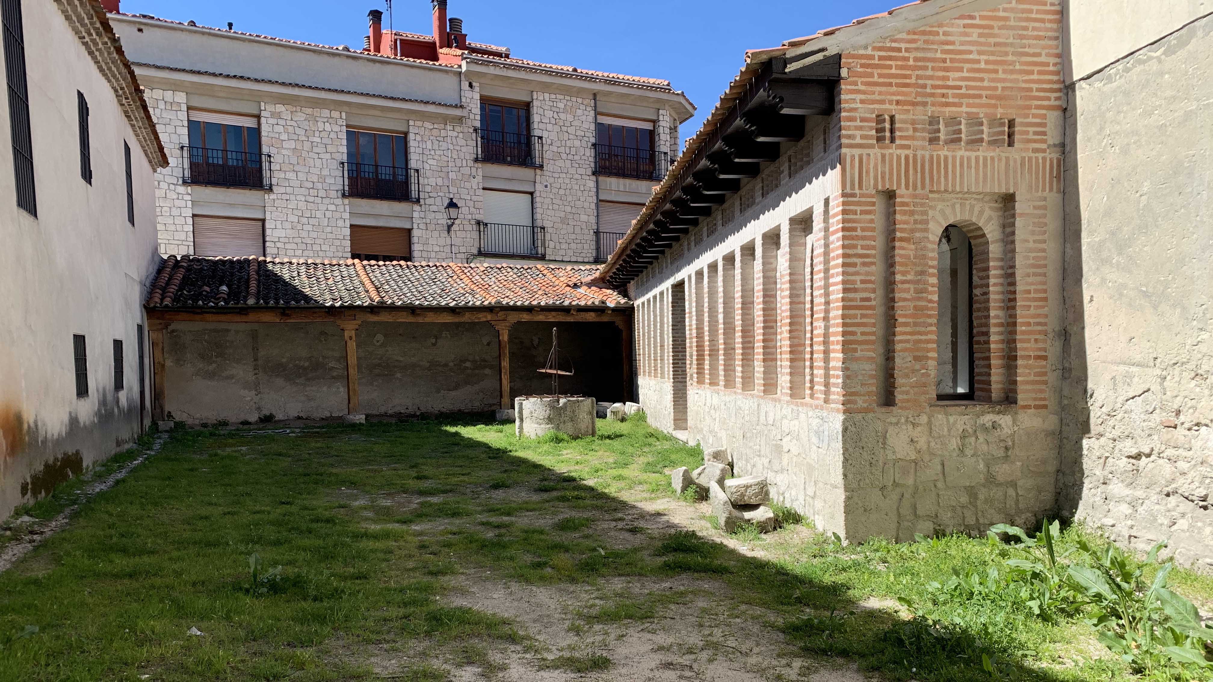Patio de la antigua cárcel vieja de Cuéllar