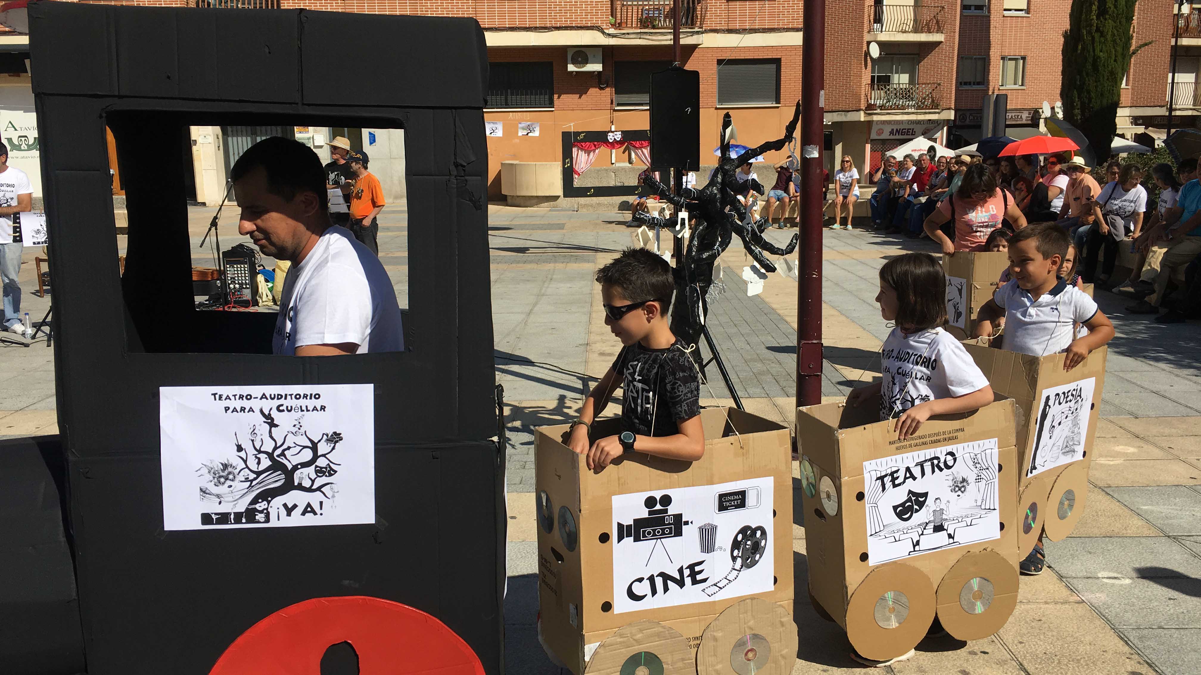 Reivindicaciones de un teatro auditorio en Cuéllar del pasado 30 de septiembre.