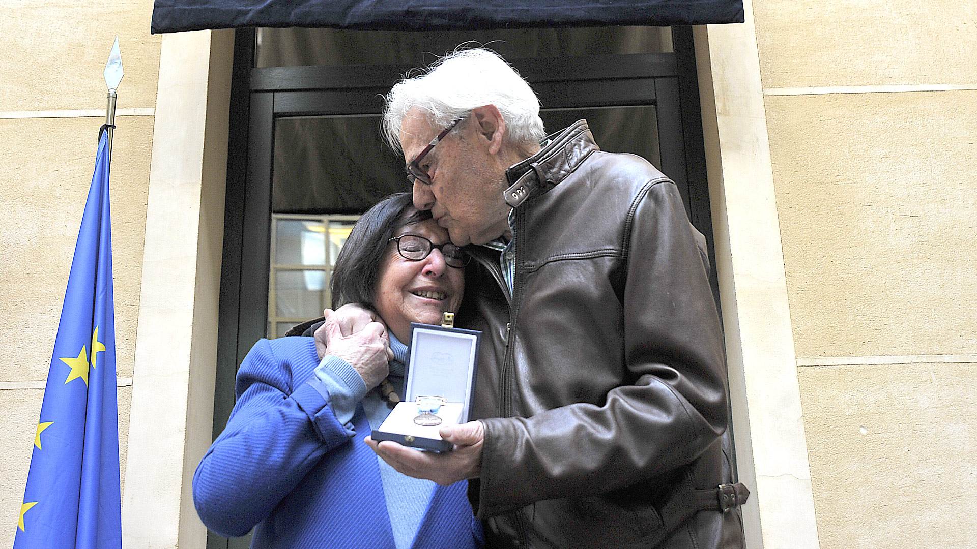 Carmen Gruber y Antonio Mateo Remacha. / Kamarero