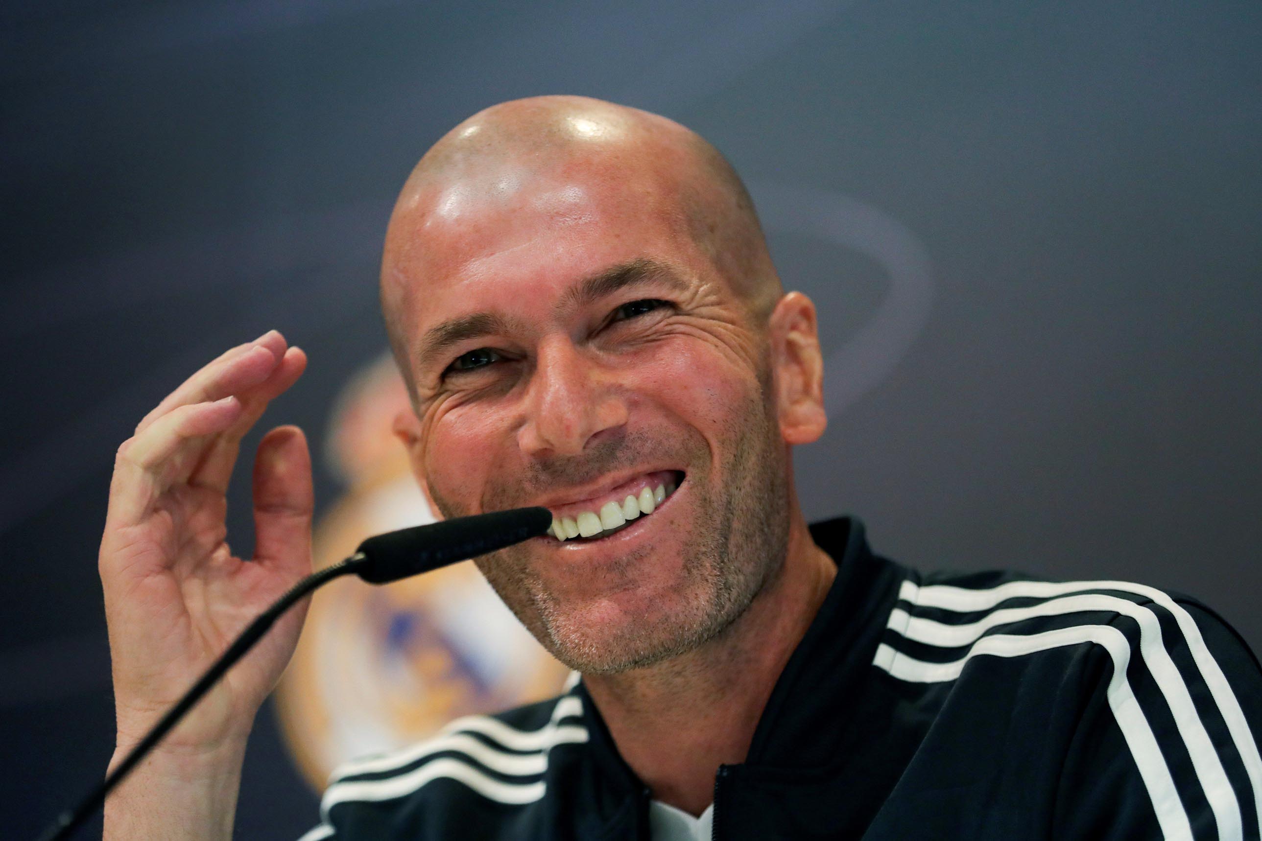 Zidane, en rueda de prensa.