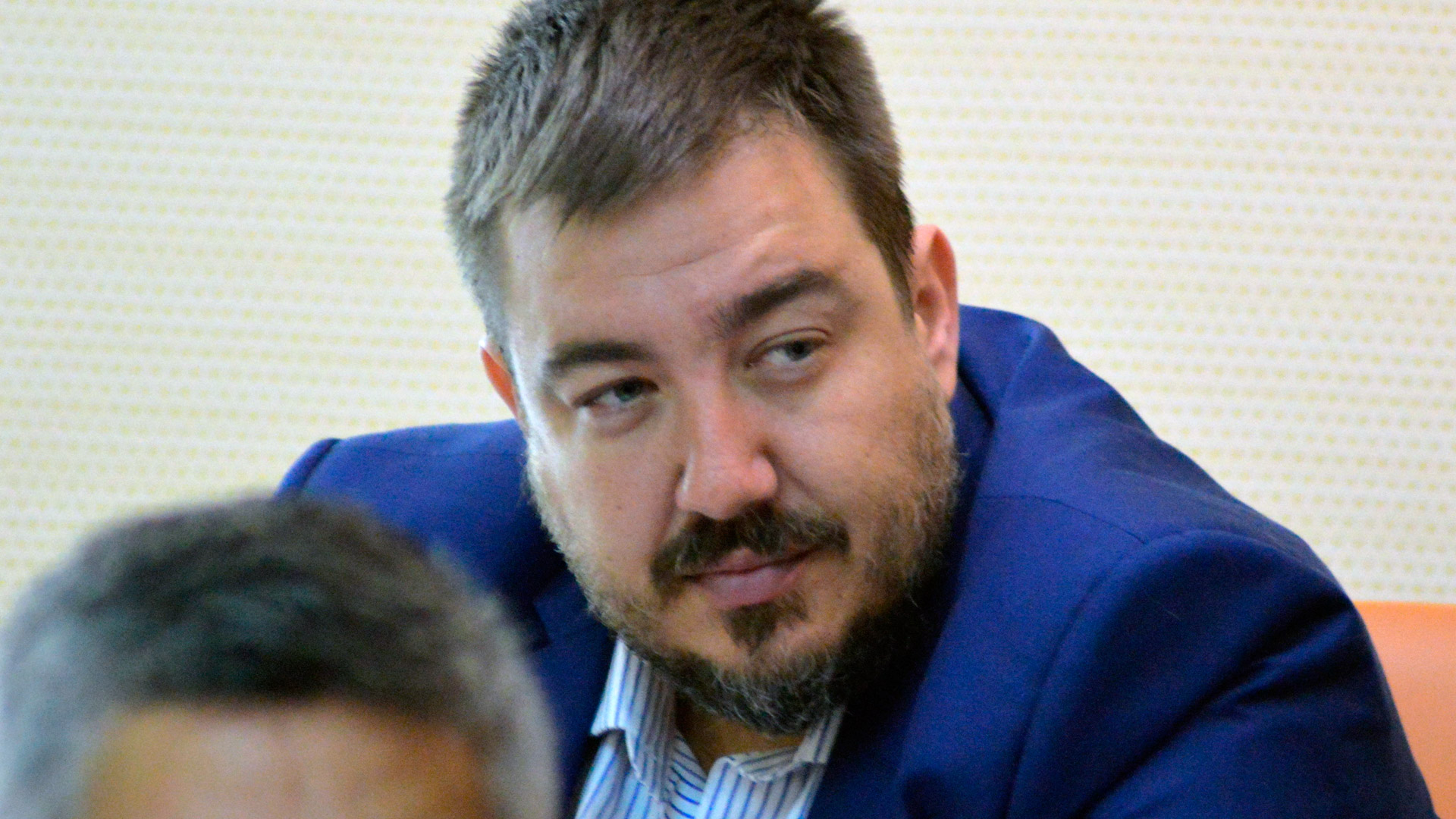 El secretario general de Centrados en Segovia, Juan Ángel Ruiz. / E. A.