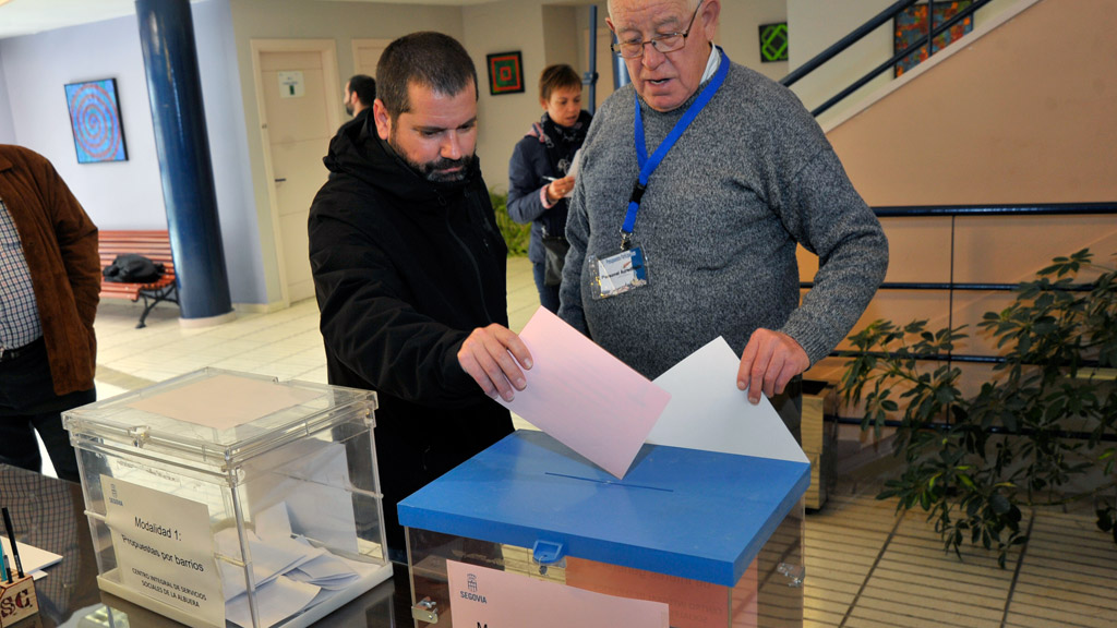 Votación de presupuestos participativos en el Centro Cívico de Nueva Segovia en noviembre de 2018. / Kamarero
