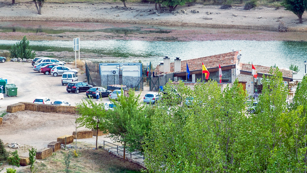 El restaurante ‘Veracruz’, promovido y construido por el Ayuntamiento de Maderuelo para el desarrollo de la zona.