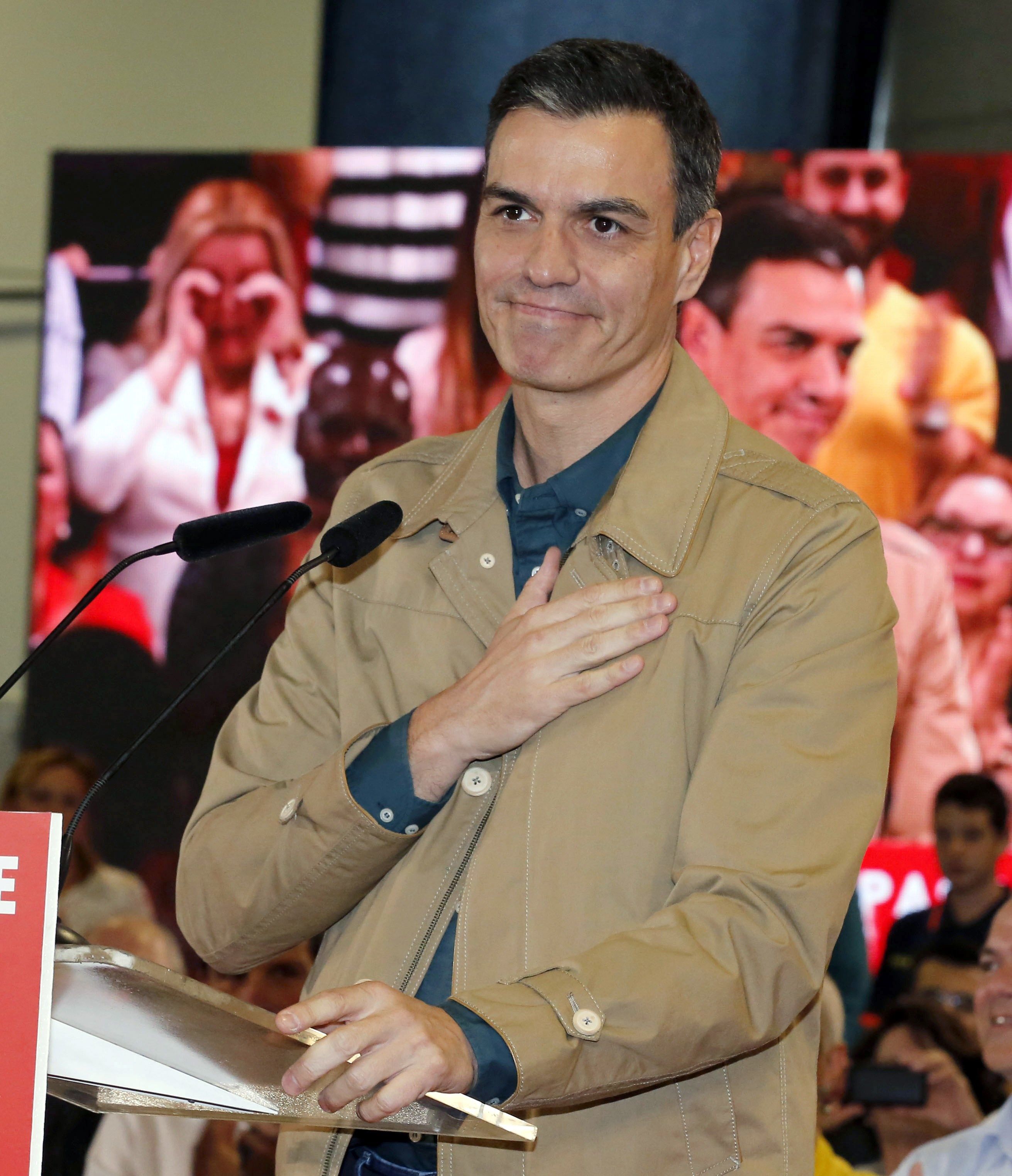 El presidente del Gobierno, Pedro Sánchez, en Las Palmas de Gran Canaria.