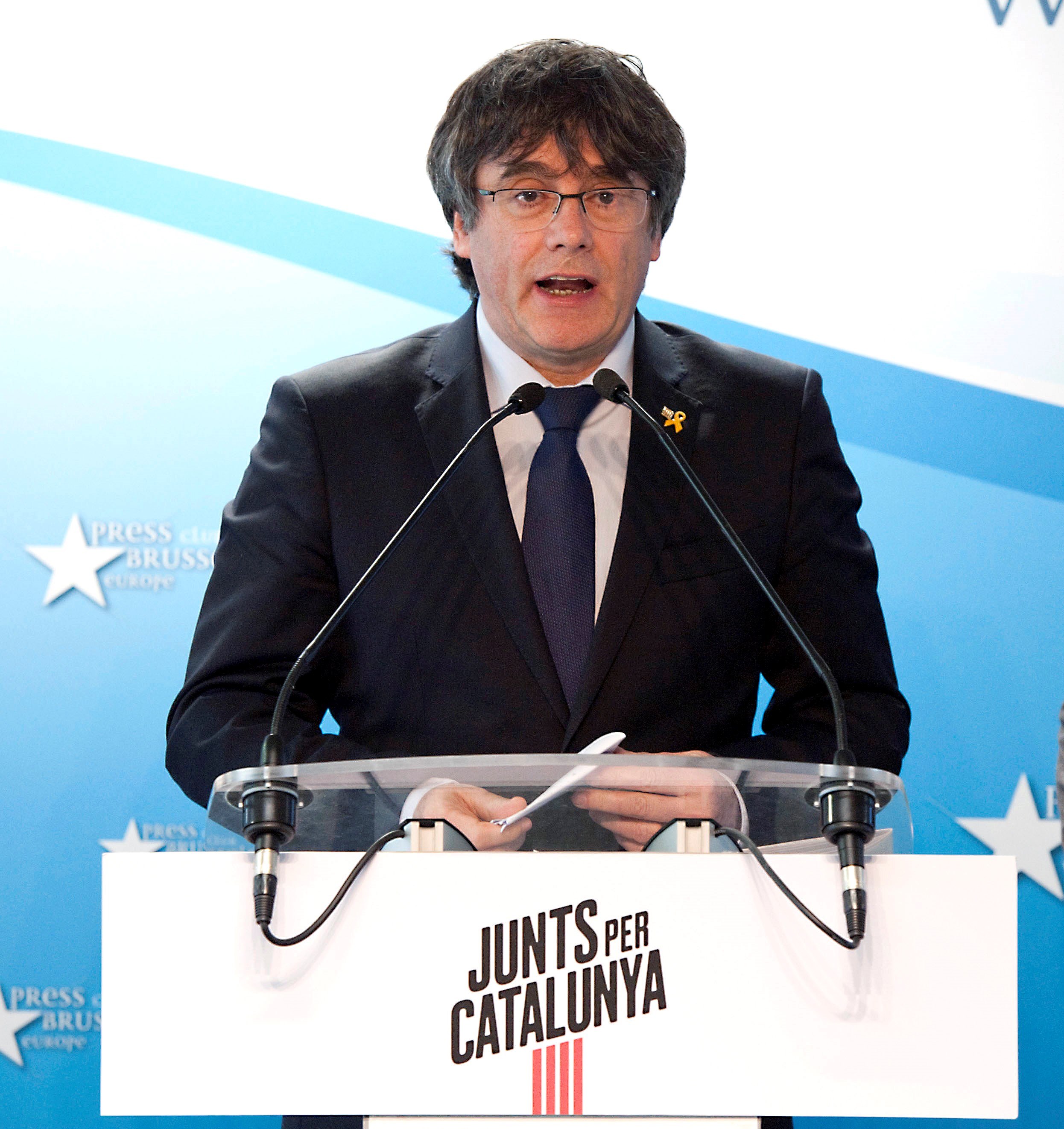 El expresidente de la Generalitat de Cataluña Carles Puigdemont.