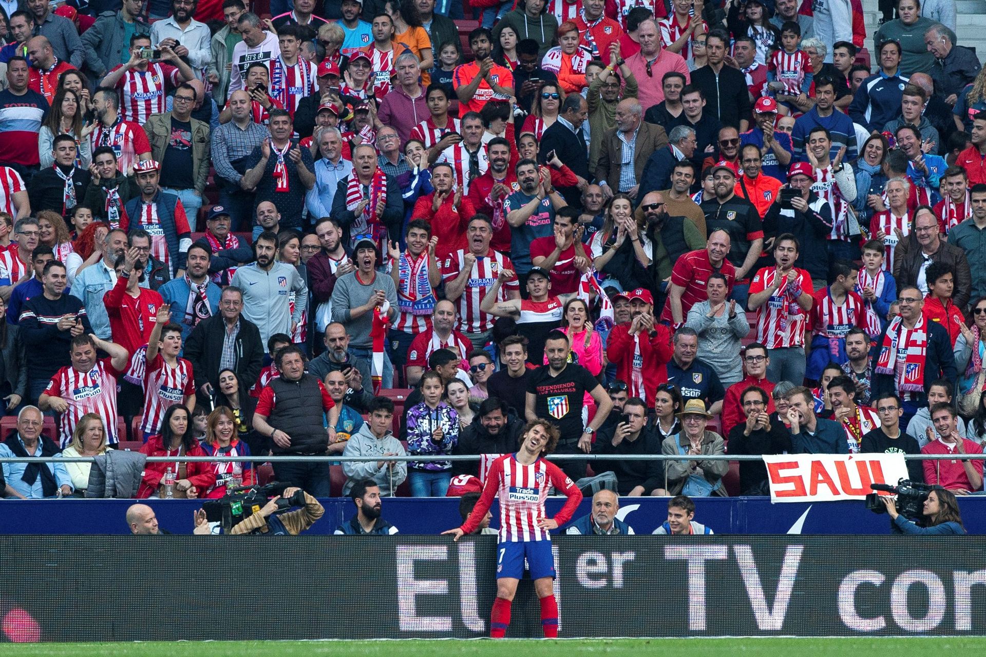 El francés Antoine Griemann volverá al Wanda Metropolitano tras cumplir sanción. / EFE