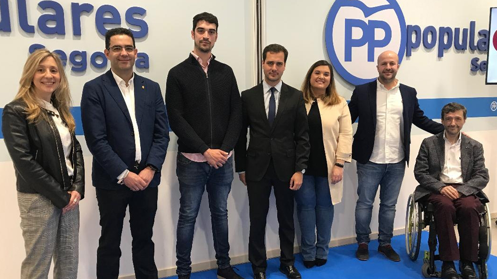 Miriam Yagüe, José Luis Horcajo, Gabriel Cobos, Pablo Pérez, Marina Mena, Jesús Garrido y José Ángel Mauriz. / El Adelantado