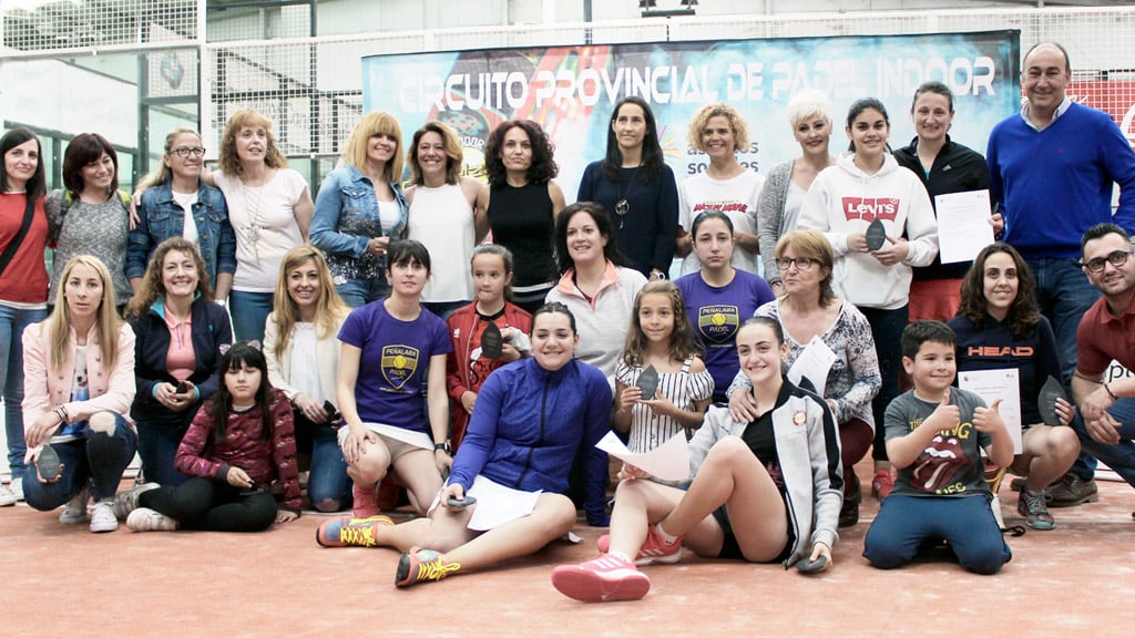 Cuadro de honor de la categoría femenina tras la disputa de la cuarta jornada del Circuito Provincial. / D.P.