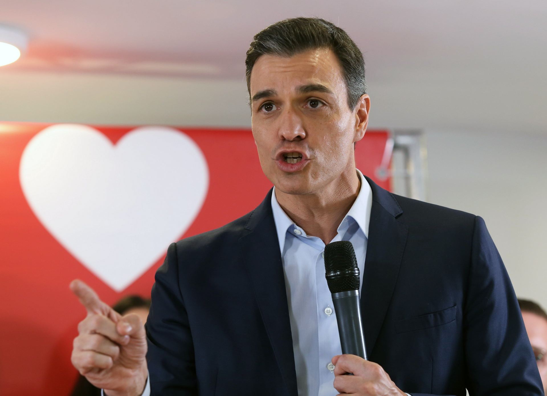 El presidente del Gobierno y candidato a la reelección por el PSOE, Pedro Sánchez.