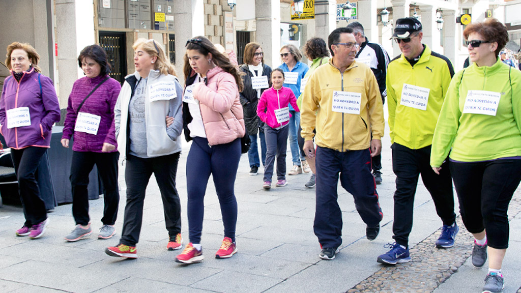 El Colegio de Enfermería celebró su primera marcha el año pasado. / Nerea Llorente