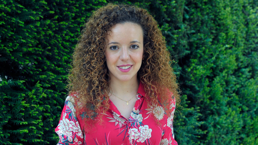 Noemí Otero, en el Jardín Botánico de Segovia. / Kamarero