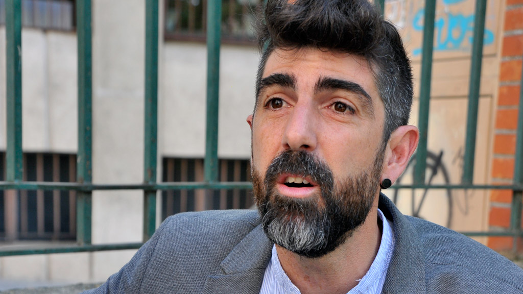 Guillermo San Juan, candidato de Podemos a la Alcaldía de Segovia.