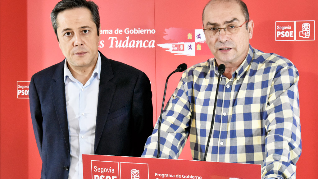 Bayón y Mateo presentaron la campaña socialista./EL ADELANTADO