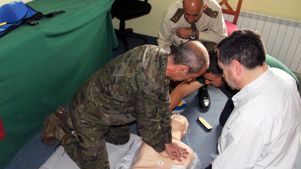 Una de las prácticas del curso celebrado este mes de mayo. / E. A.