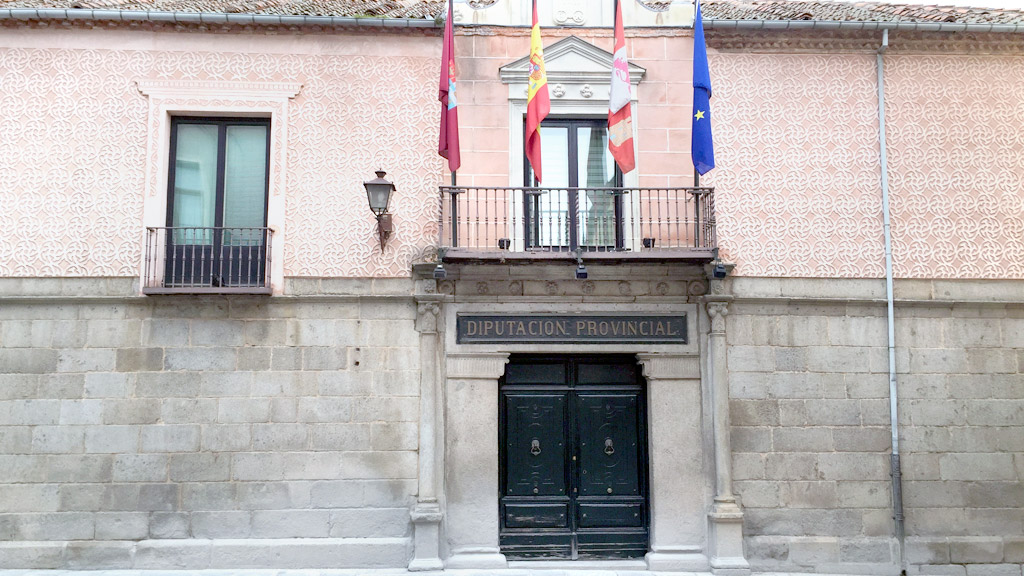 Fachada de la Diputación Provincial de Segovia. / E.A.