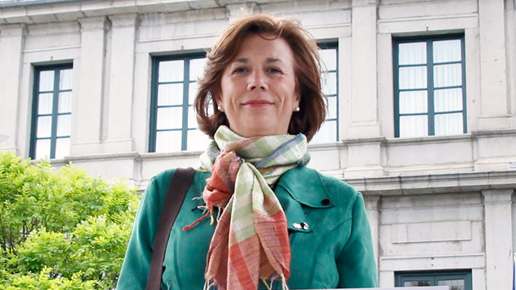 Esther Núñez, candidata de Vox a la Alcaldía de Segovia y presidenta del partido en la provincia. / N. LLORENTE