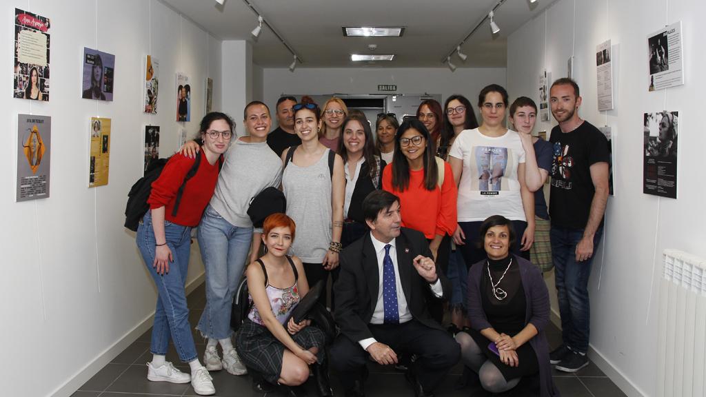 Alumnos y profesores de Publicidad y Relaciones Públicas./ NEREA LLORENTE