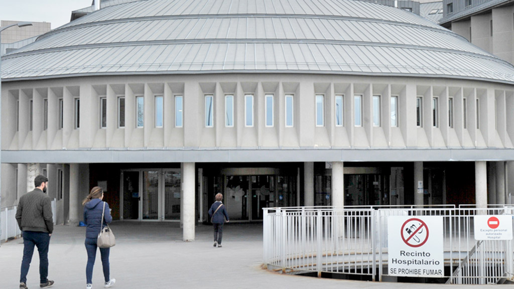 Acceso al Complejo Asistencial al que pertenece el Hospital General. / KAMARER0